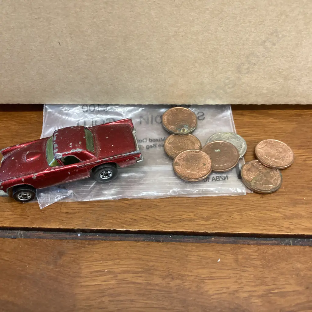 Hot Wheels '57 T-Bird, NZ Coins, Box lot Camera Parts, Slide Viewer, Assorted Films Etc Image 1++